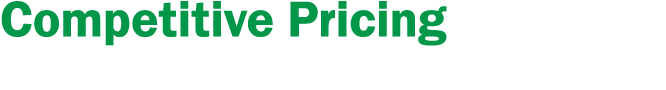 Competitive Pricing