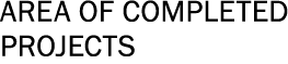 Area of Completed Projects