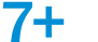 7+
