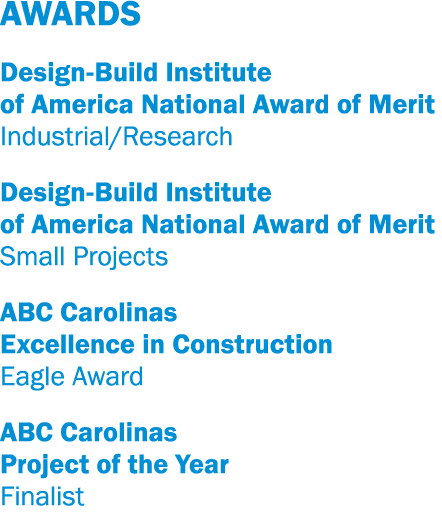 AWARDS Design-Build Institute of America National Award of Merit Industrial Research Design-Build Institute of Americ   