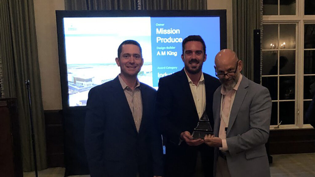 A M King Wins Design-Build Award for North America’s Largest Avocado Ripening and Processing Facility