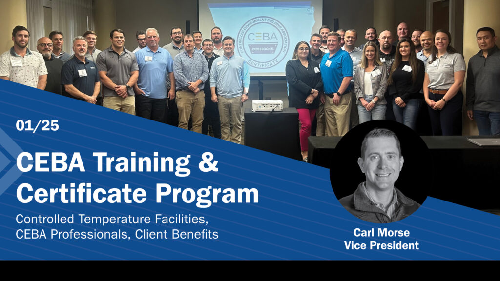 CEBA's first class of Controlled Environment Building Association Certificate holders 2024