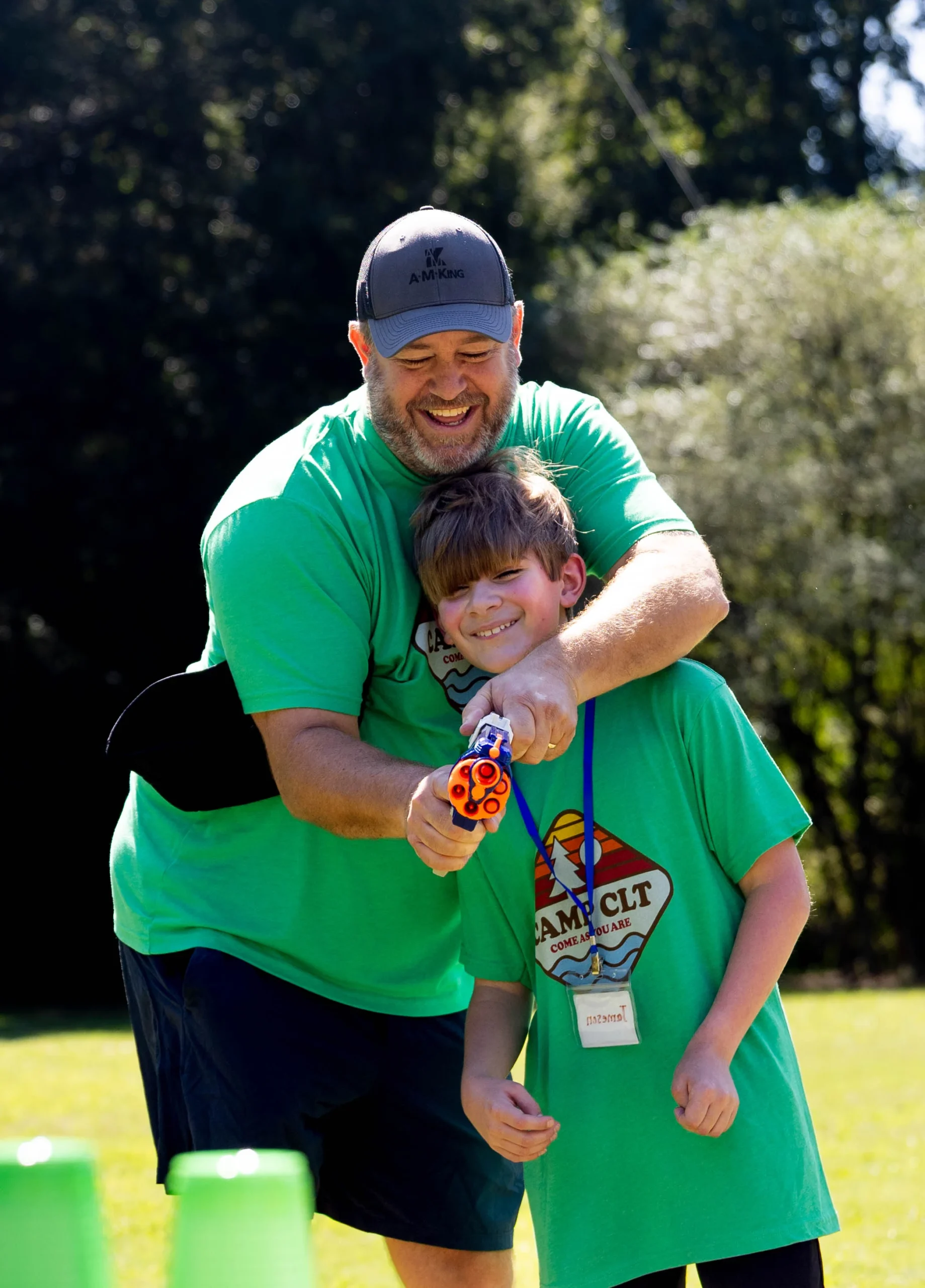 Vice President David Sawicki inspired his colleagues to join him in volunteering at CLT Foundation’s (Changing Lives Together), Camp CLT, a free outdoor camp for kids with physical disabilities.