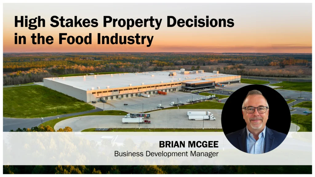 Making property decisions in the food industry can be challenging, but hiring a Design-Build firm with industrial property expertise can reduce potential risks.