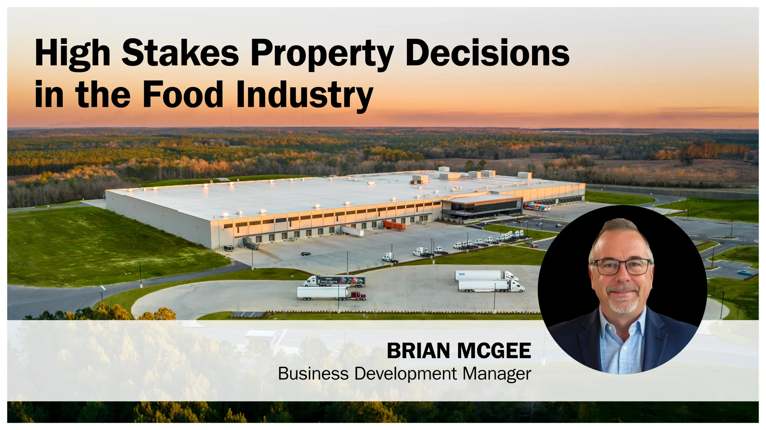 Making property decisions in the food industry can be challenging, but hiring a Design-Build firm with industrial property expertise can reduce potential risks.